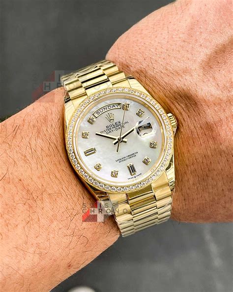 rolex day date 36mm yellow gold price|rolex puzzle day date price.